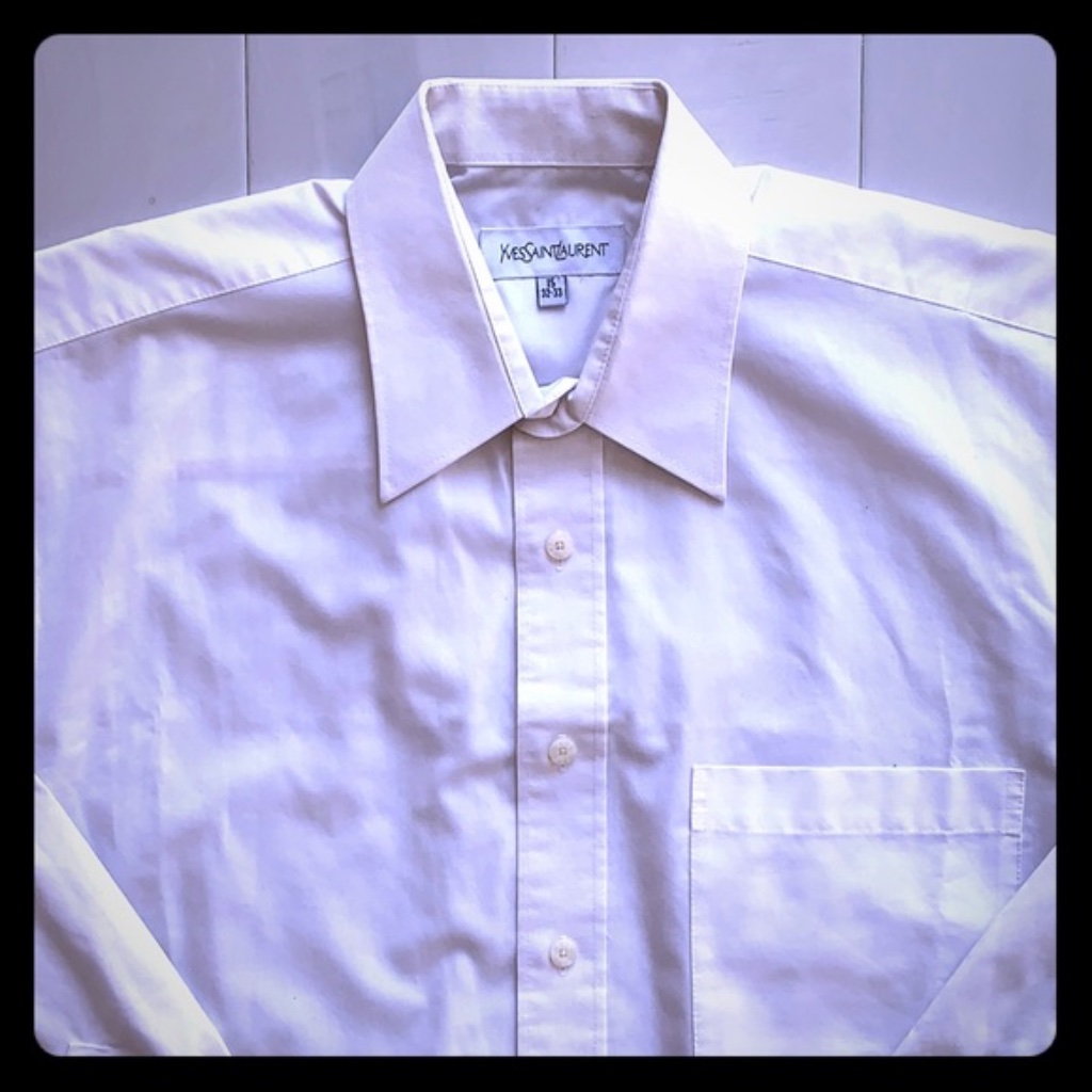 [ Yves Saint Laurent ] - White Dress Shirt